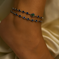 Blue & Green Stone Anklet