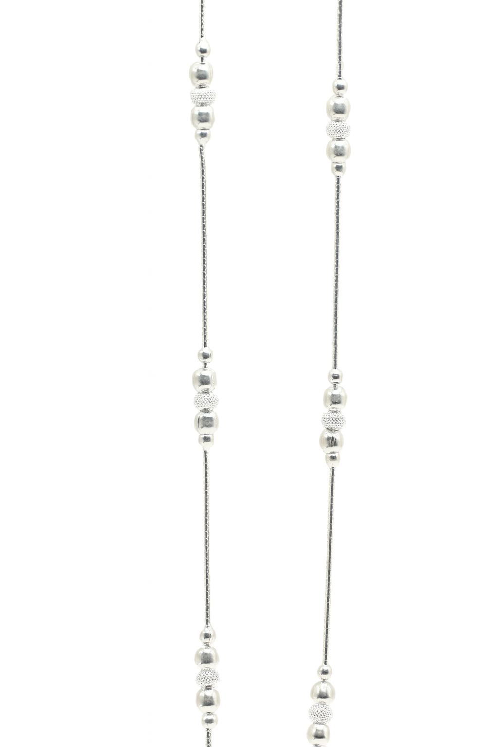 Elegant Silver Bead Chain Anklet