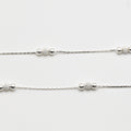 Womens Elegant Anklet with Beaded Detailing