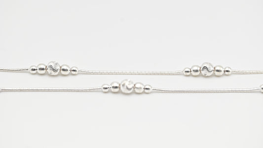 Sterling Silver 925 Elegant Silver Payal