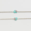 Twin Heart Anklet