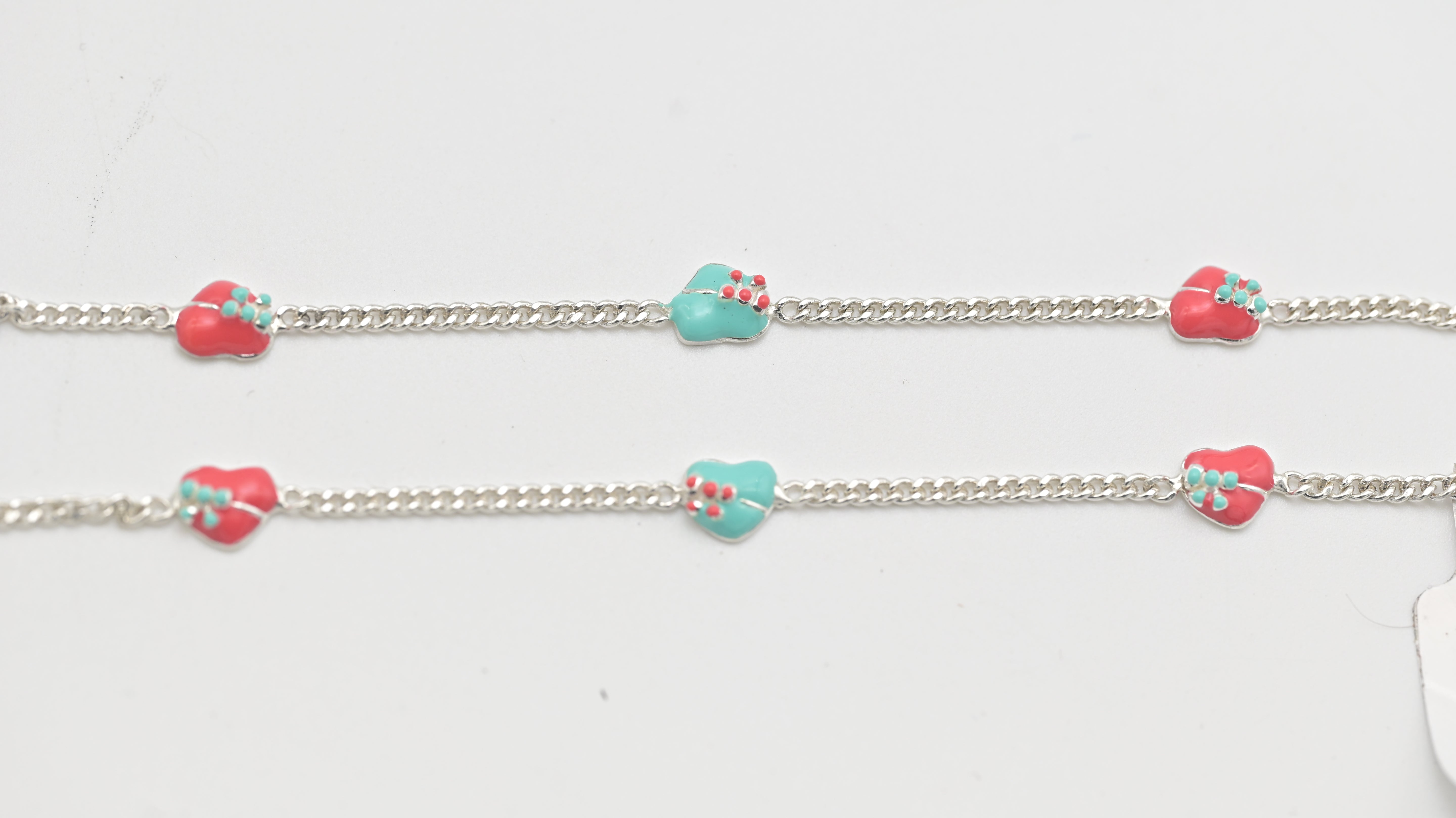 Twin Heart Anklet