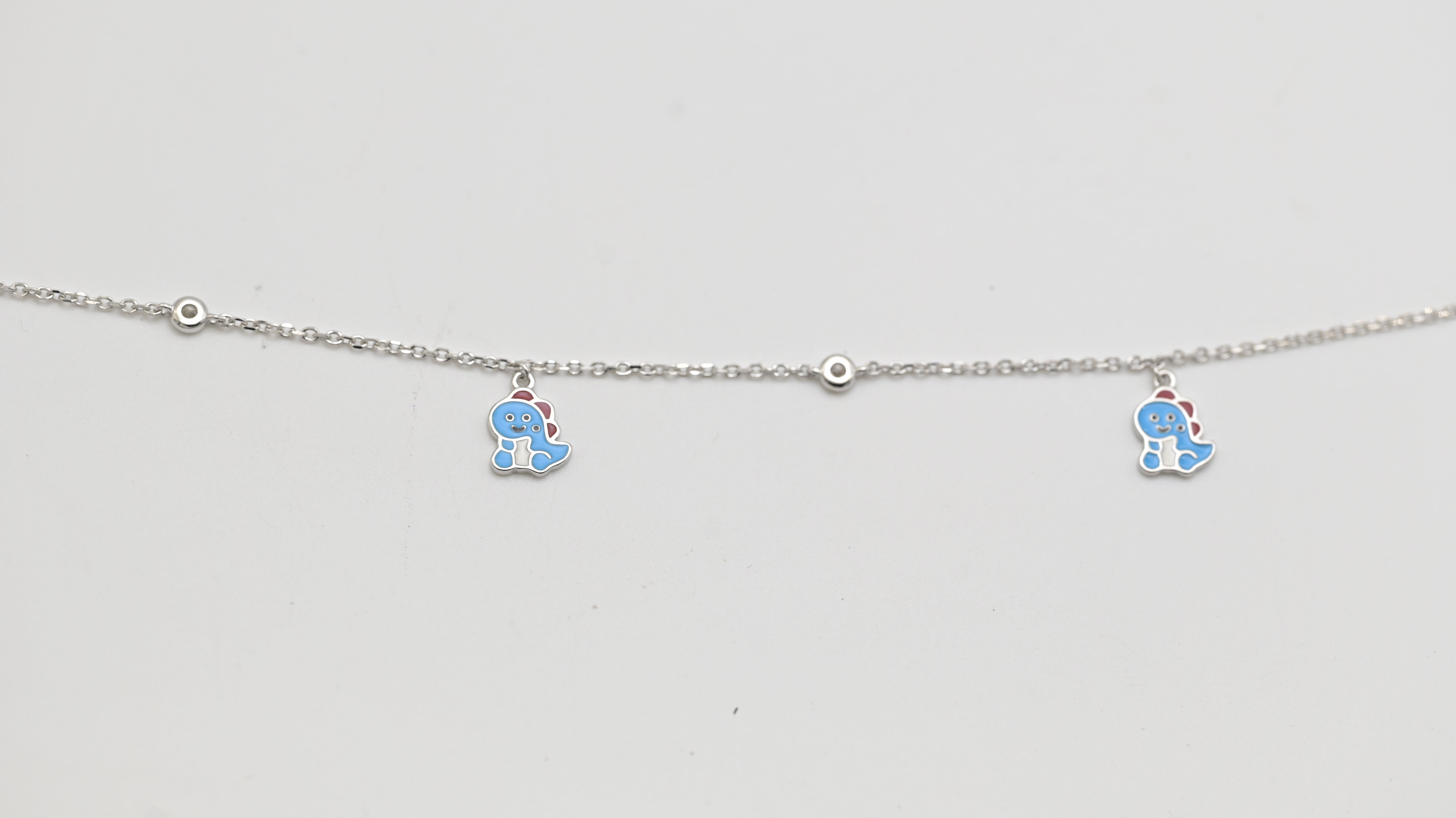 Cute Dino Charm Anklet