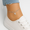 Dual Chain Butterfly Anklet