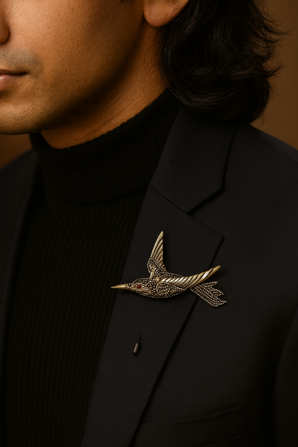Flying Bird Brooch
