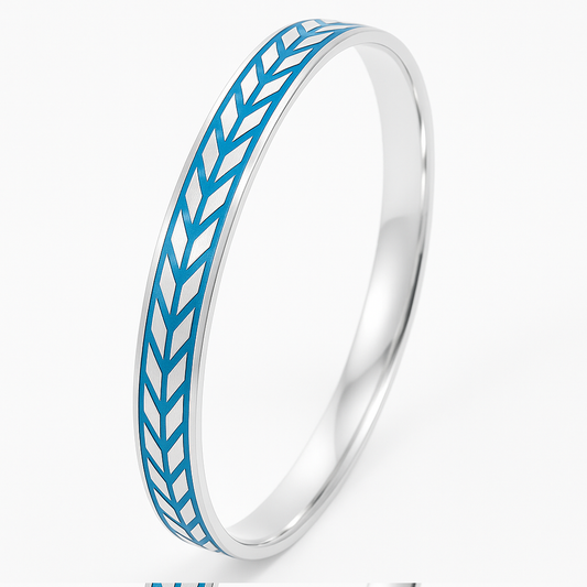 Blue Chevron Kada
