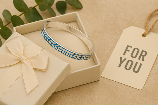 Blue Chevron Kada