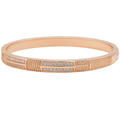 Women's elegant cz Rose gold designed Bracelet