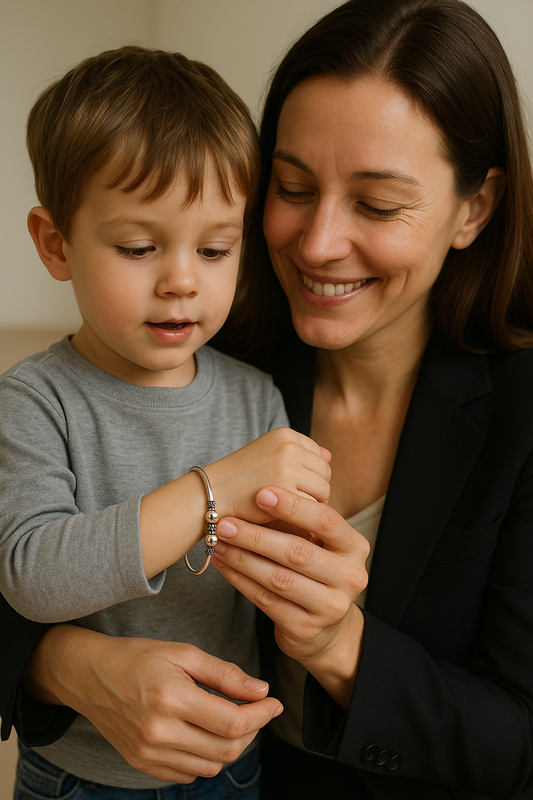 Double Charm Minimalist Kids Bangle