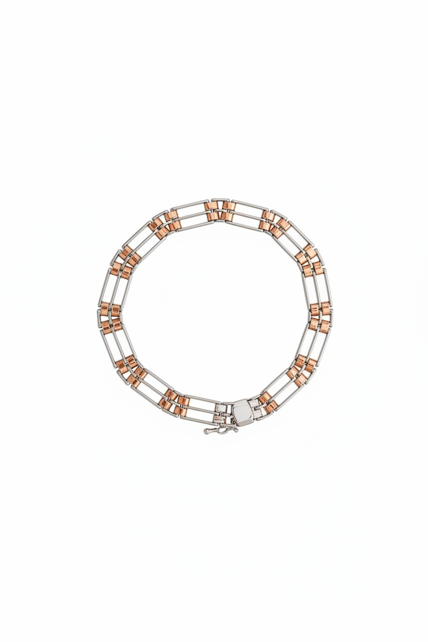 Men's Box Link Bracelet