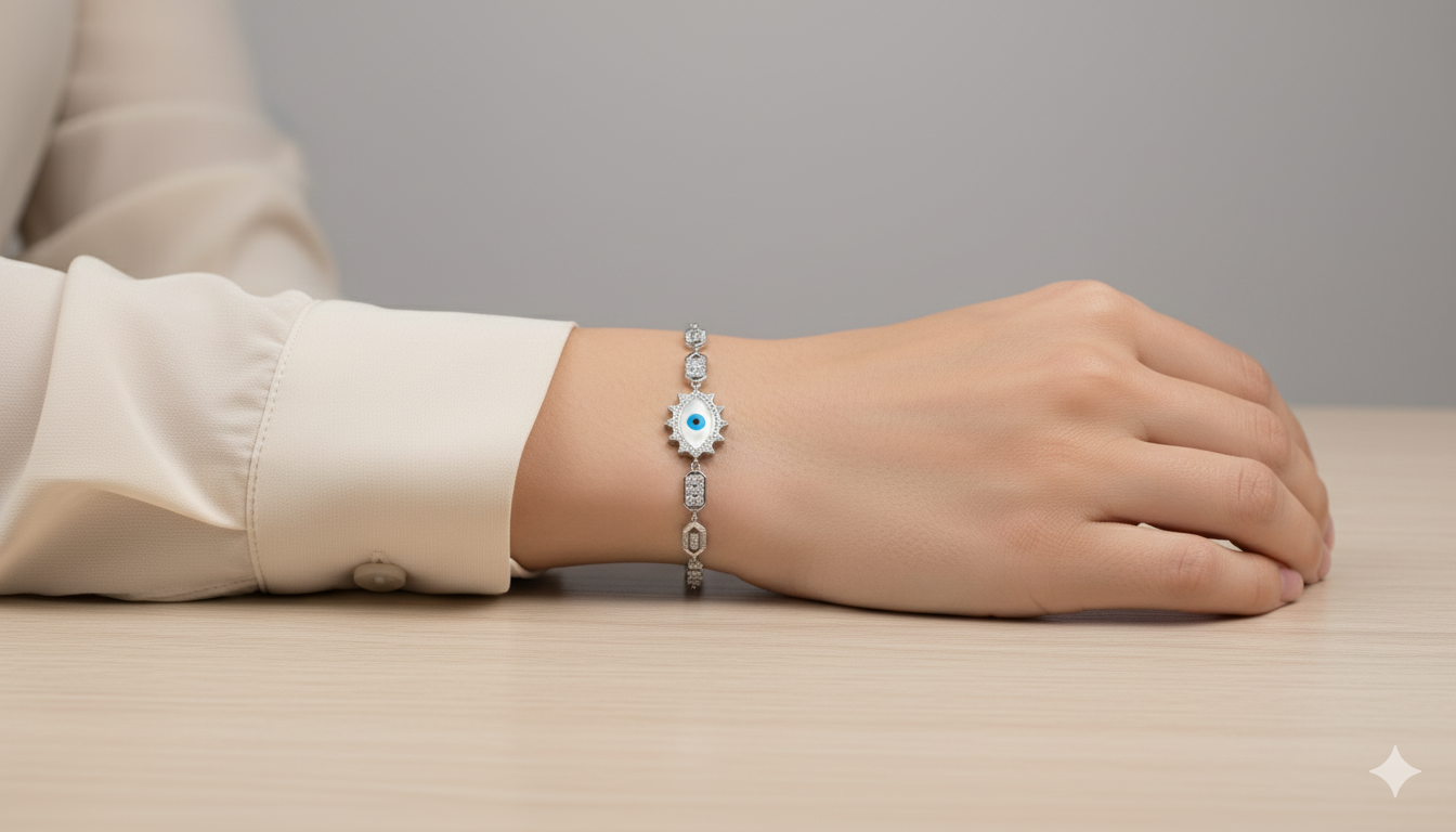 Blue Evil Eye Bracelet
