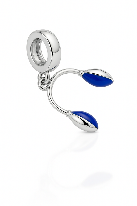 Headphone Charm | Blue Enamel | Tiny Treasures Collection