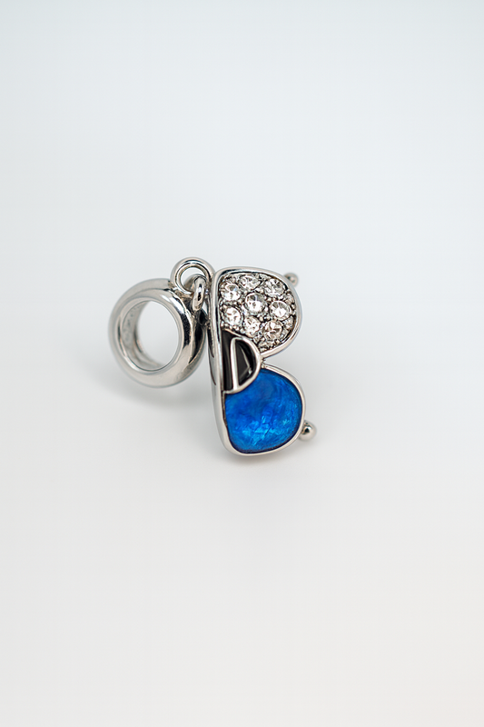 Blue Shades Charm | Sparkling Crystal & Enamel | Little Legends Collection
