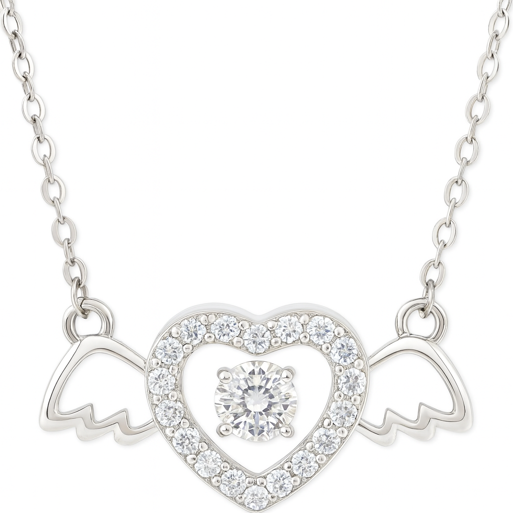 Sterling Silver Heart Pendant Necklace Collection