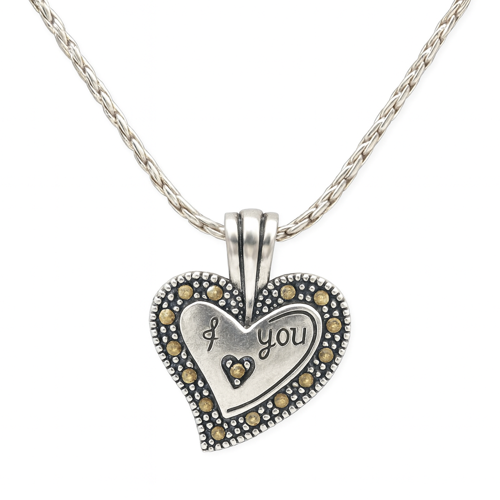 Sterling Silver Heart Pendant Necklace Collection