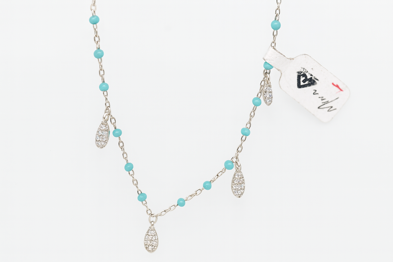 Beaded Shell & Drop Necklace Collection | Pink, Blue & Turquoise Variants