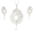 Luxury Pendant & Earring Set