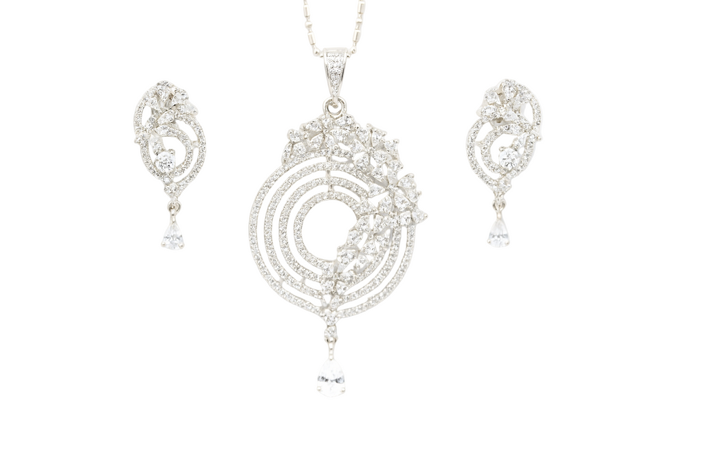 Luxury Pendant & Earring Set