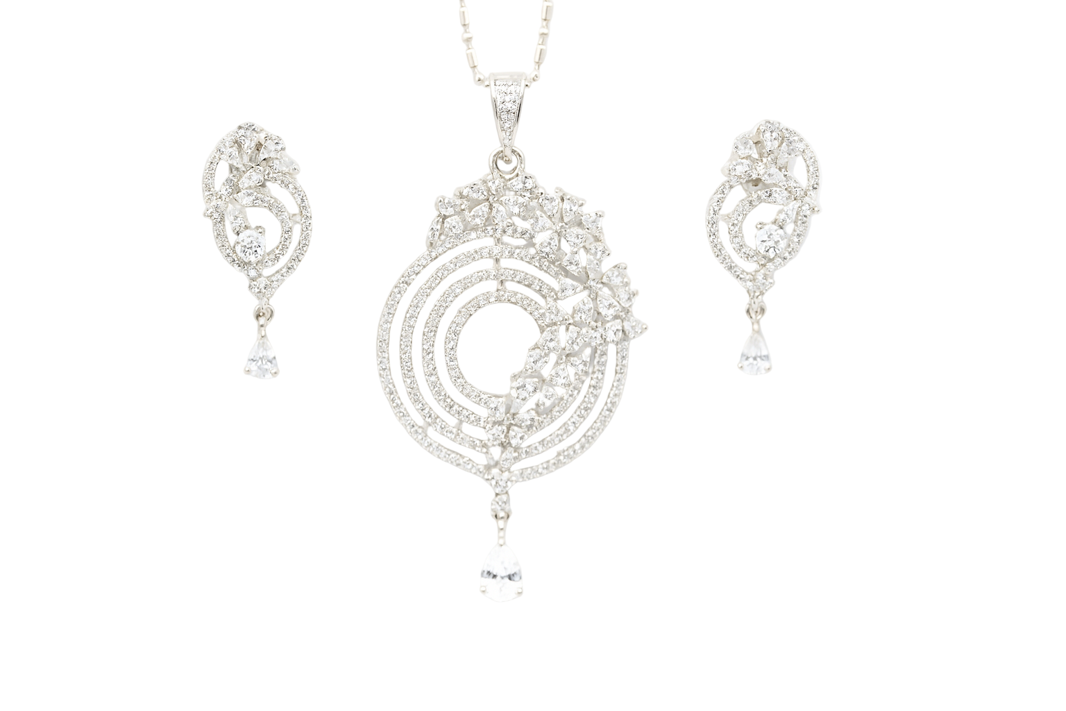 Luxury Pendant & Earring Set