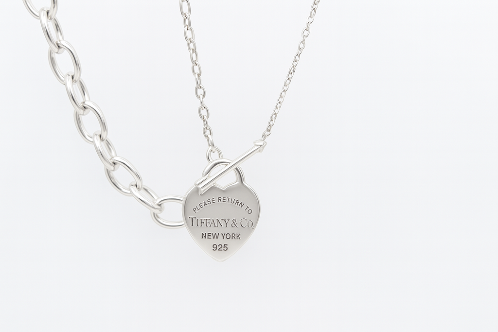 Classic Heart Tag Necklace