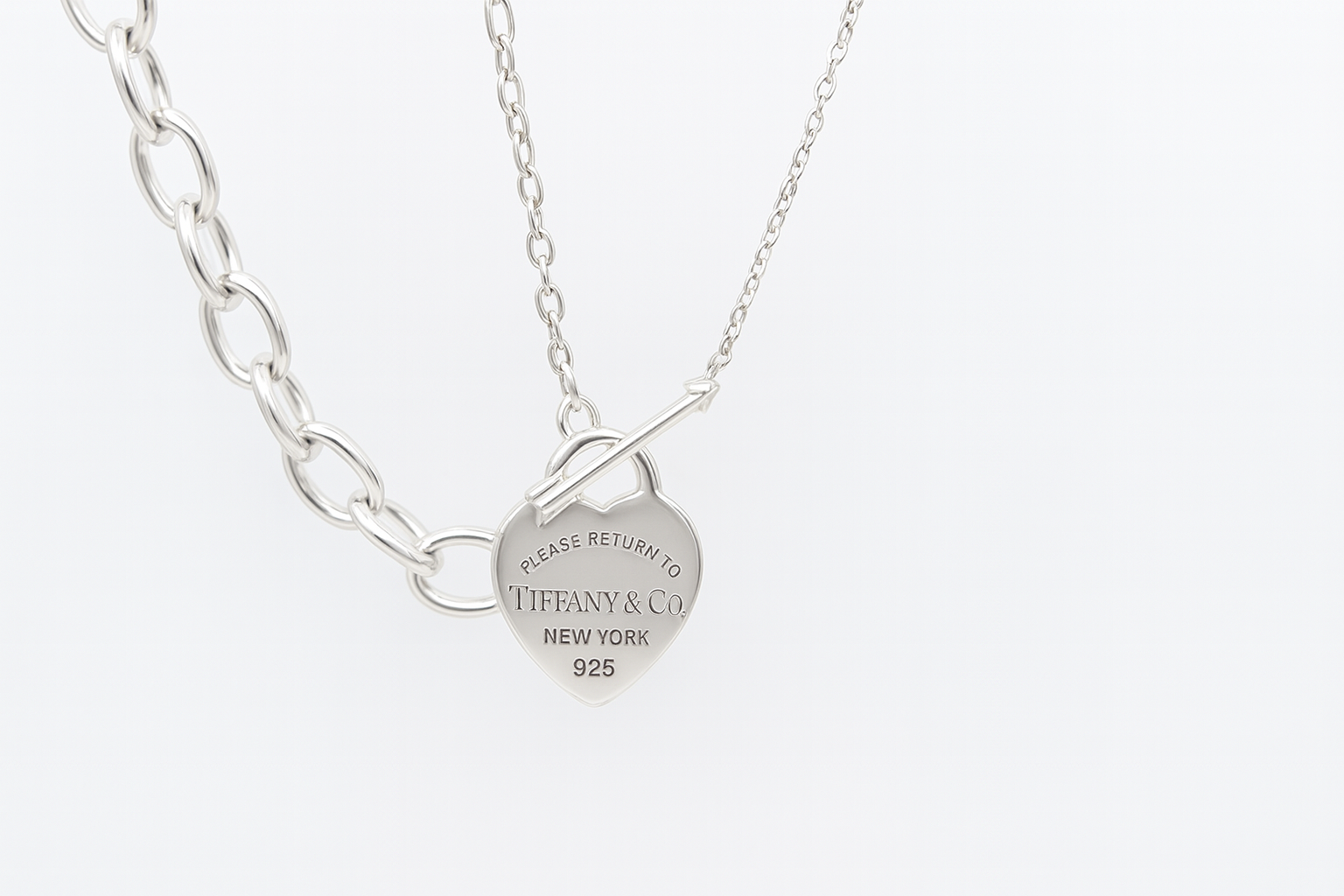 Classic Heart Tag Necklace