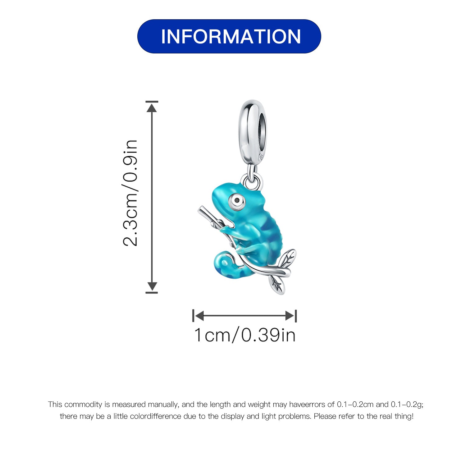 Color Changing Blue Chameleon