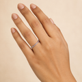 Crystal Bubble Band Ring