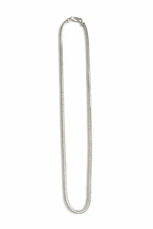 Rhodium Braided Chain - Miora