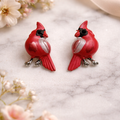 Red Birdie Earrings