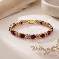 Ruby Polki Bracelet