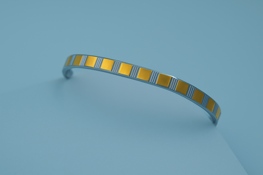 Golden Grid Bracelet