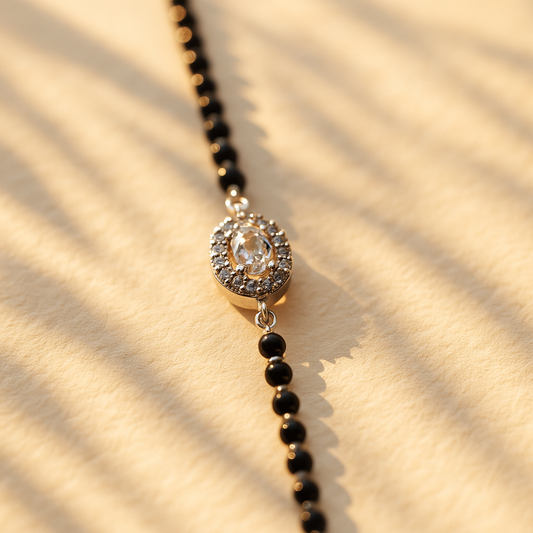 Silver Bracelet Mangalsutra – Elegant & Sacred