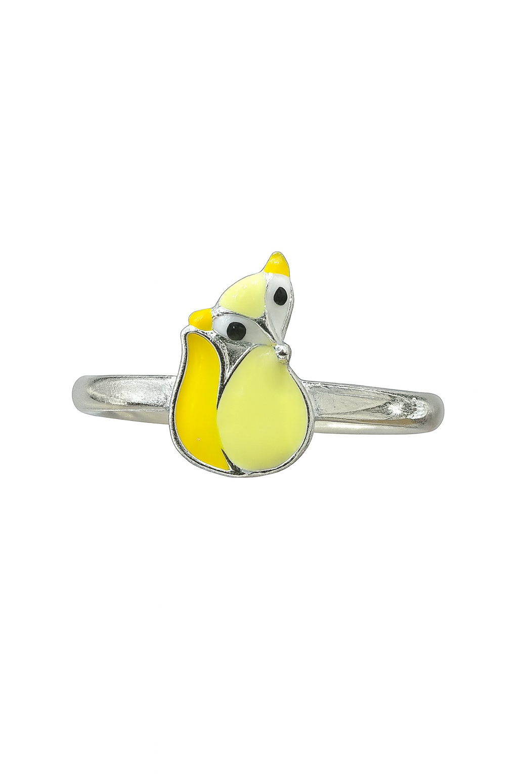 Fox Enamel Ring