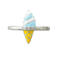 Ice-Cream Cone Enamel Ring