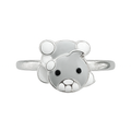 Teddy Bear Enamel Ring