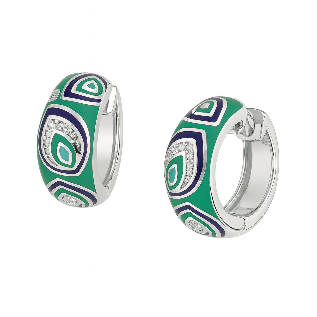 Green Mosaic Jewellery Set