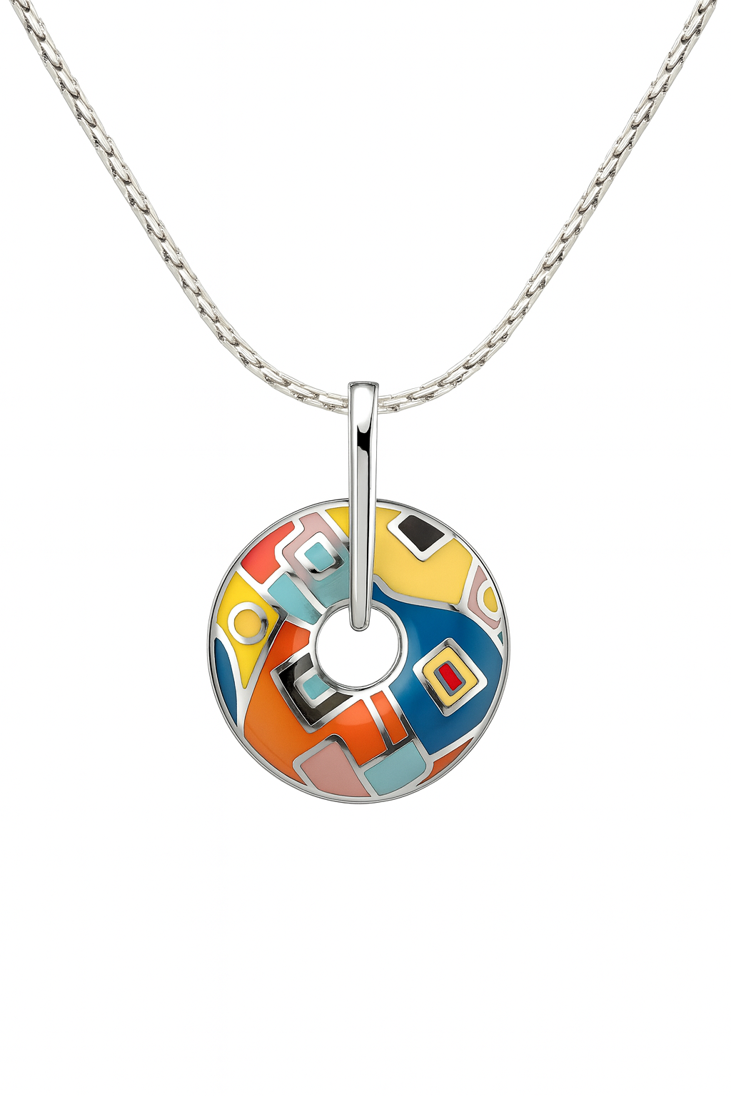 Multicolour Enamel Jewellery Set