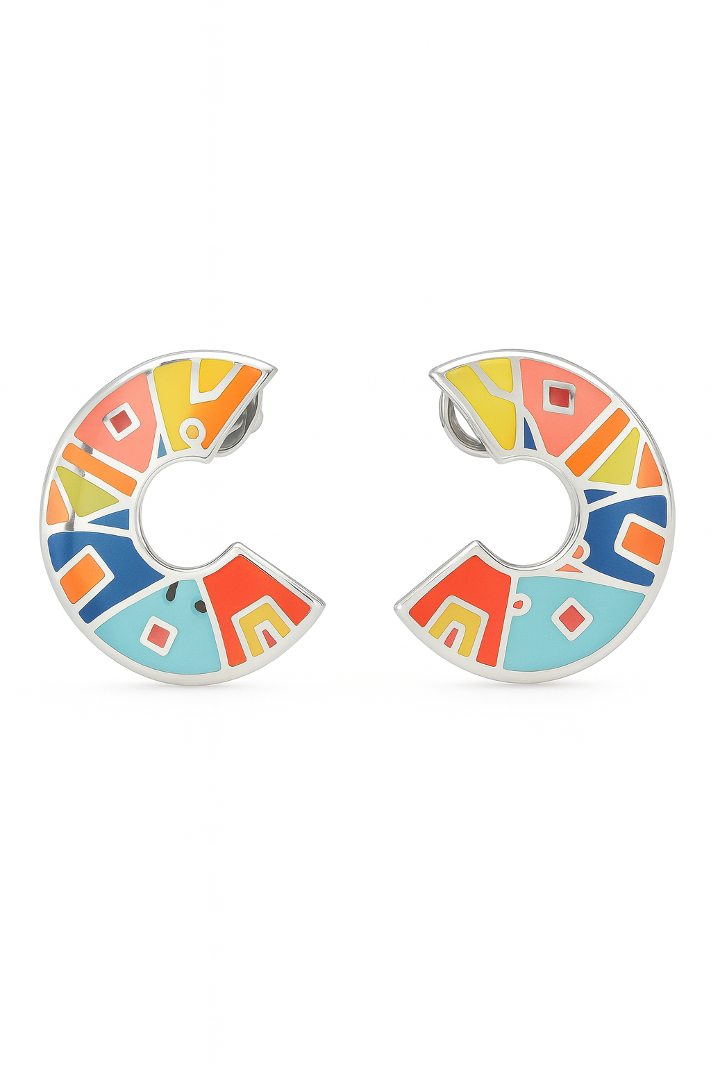 Multicolour Enamel Jewellery Set