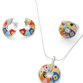 Multicolour Enamel Jewellery Set