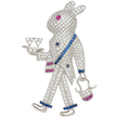 Party Bunny Brooch