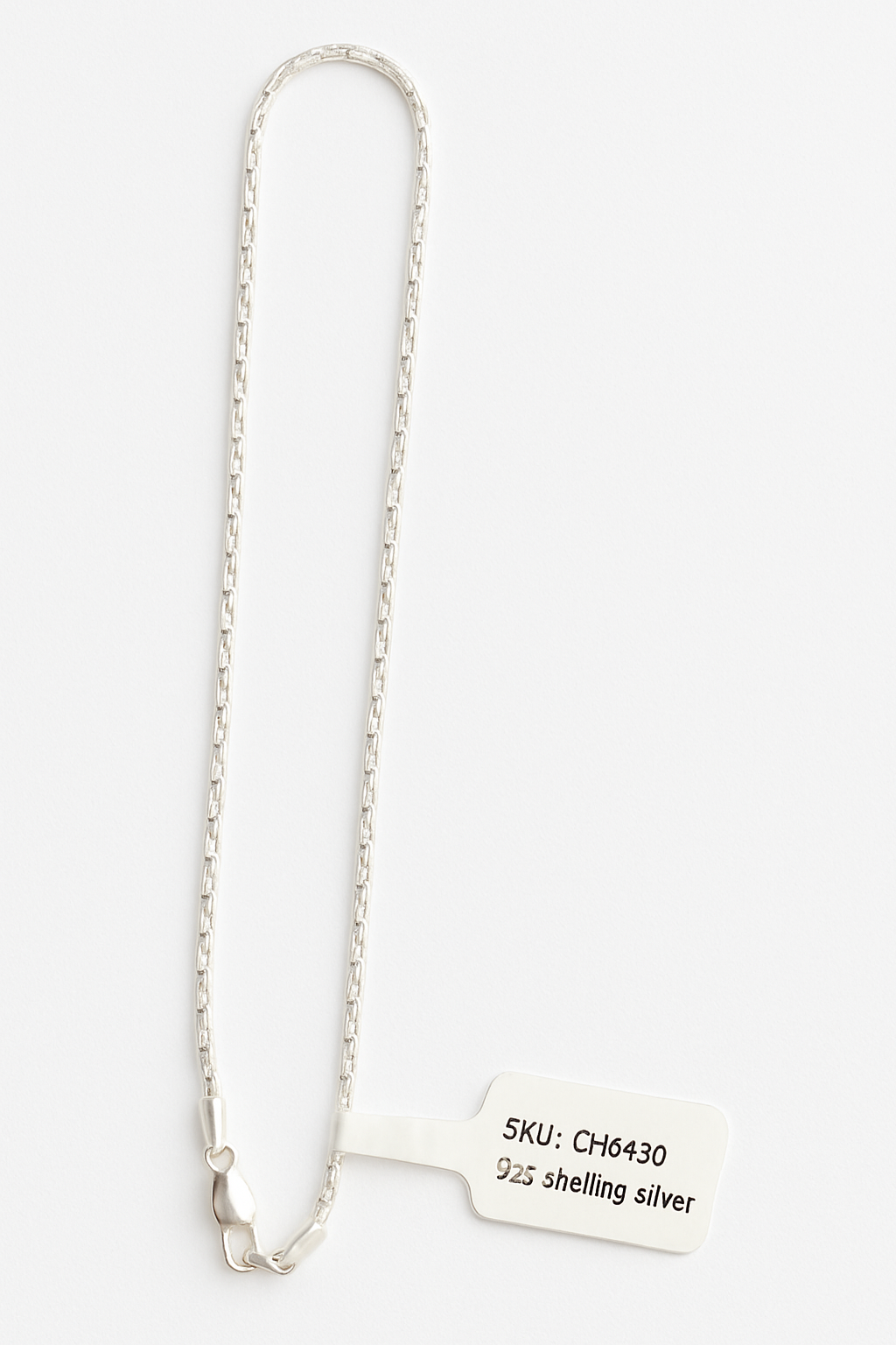 Textured Box Chain Necklace
