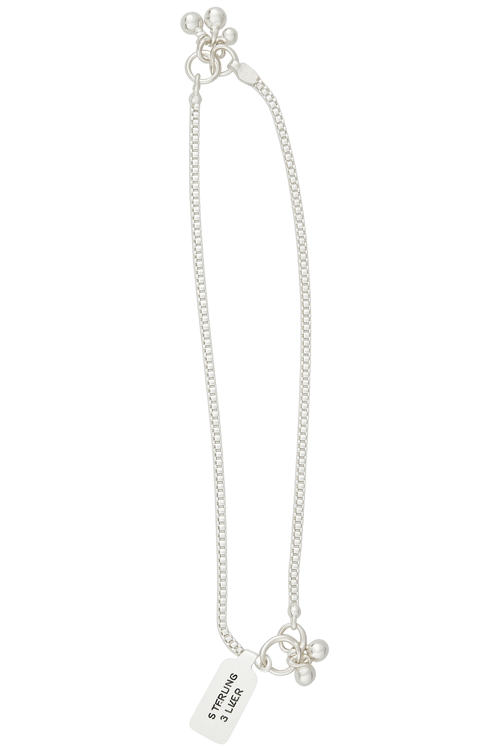 Traditional Box Chain Payal Anklet with Ghunghroo Charms