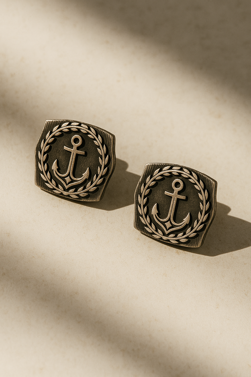 Anchor Crest Cufflinks