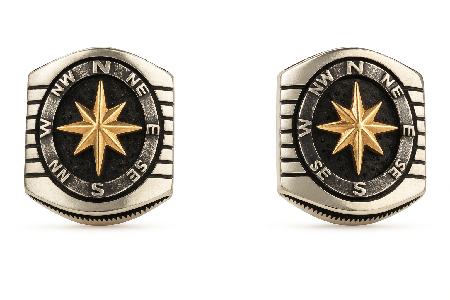 Compass Star Cufflinks