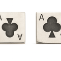 Ace of Clubs Playing Card Cufflinks