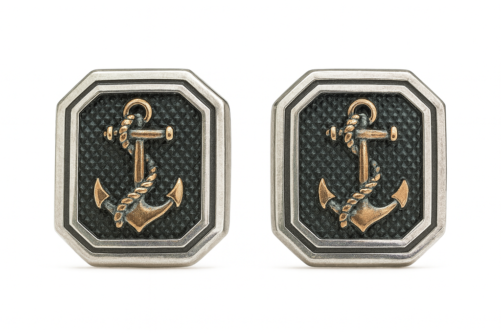 Anchor Rope Cufflinks