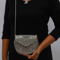Handcrafted Floral Clutch Bag