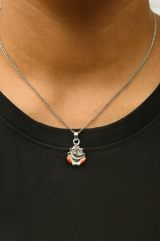 Sterling Silver Lord Ganesha Pendant Charm