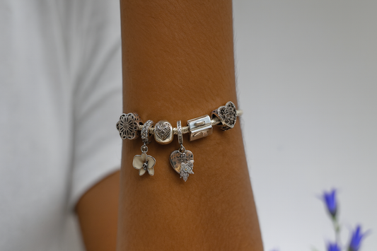 Sterling Silver Charm Bracelet