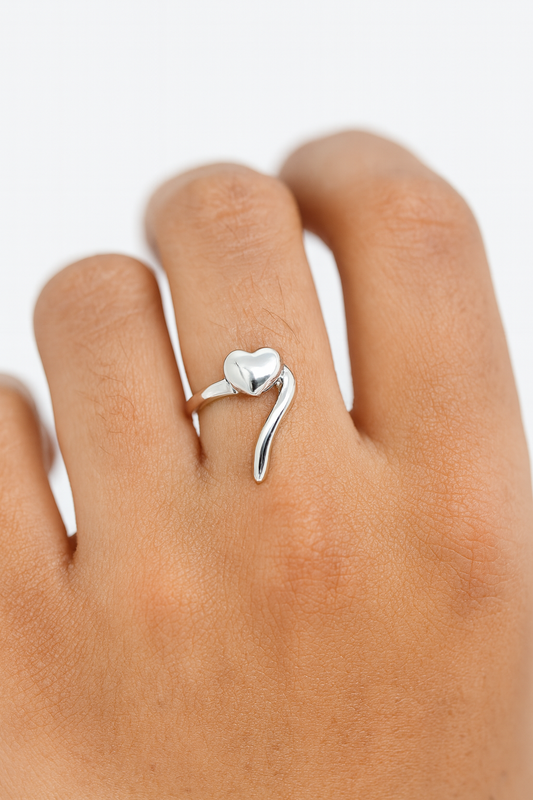 Elegant Sterling Silver Snake Ring